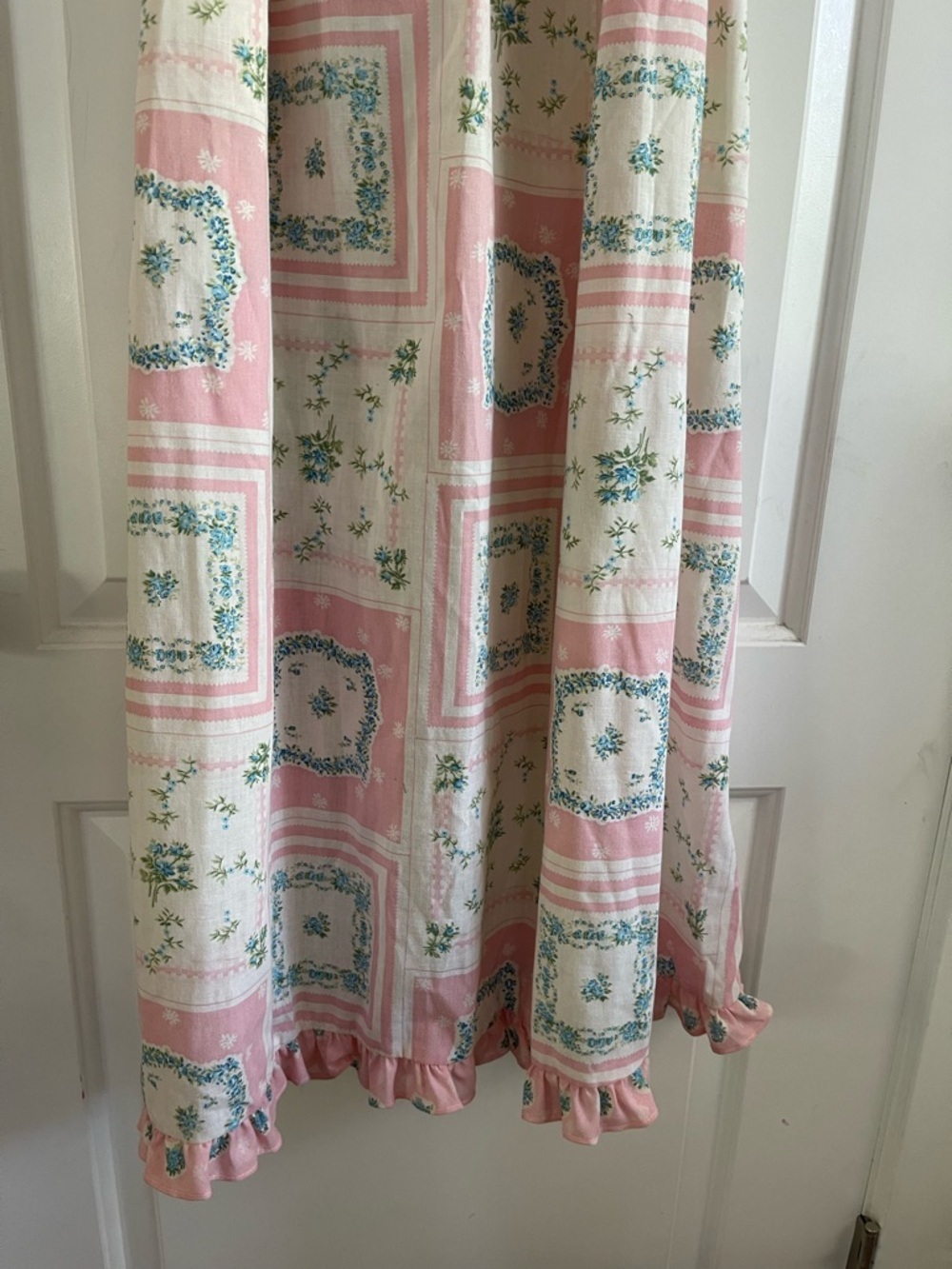 Rare Vintage 1960s Trivia by Charm of Hollywood Floral Maxi Dress - 9/10 - Picture 6 of 8